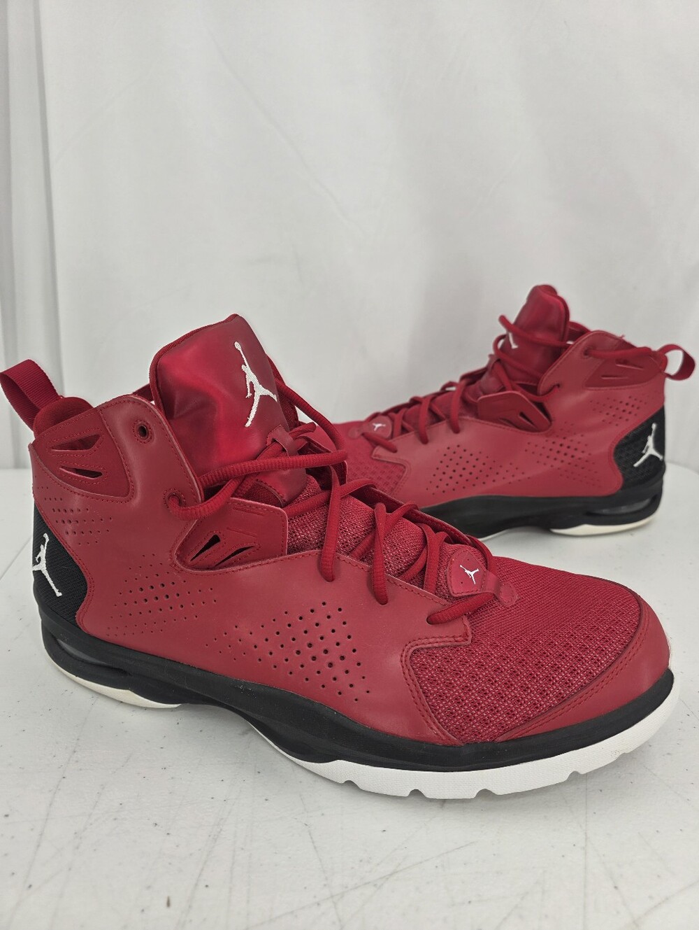 Air Jordan Ace 23 II Gym Red Basketball Sneaker 644773-601 Men's Size 14 Nike.
